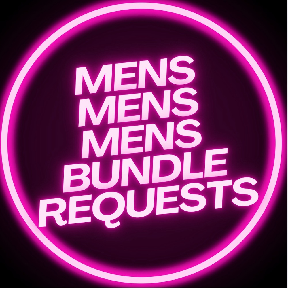 MEN’s CLOTHING ITEMS drop size request here 👇🏻